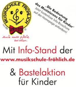 Infostand der Musikschule Fröhlich